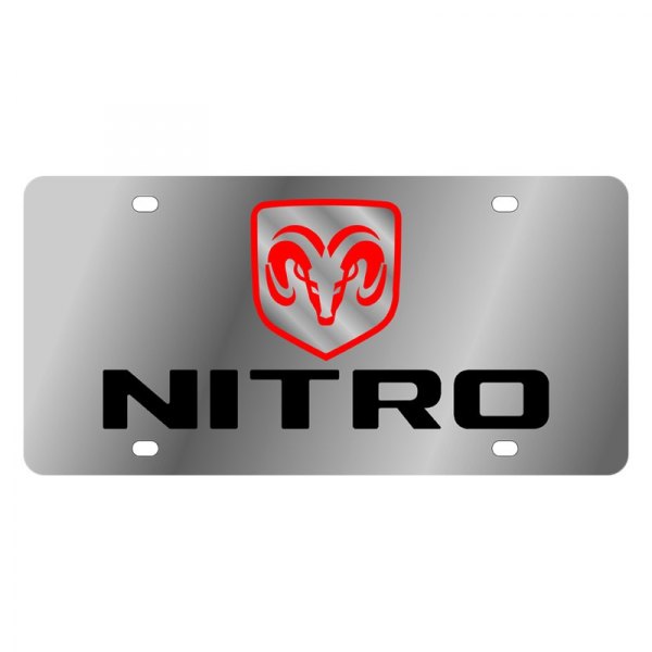 Eurosport Daytona® - MOPAR License Plate with Dodge Nitro Logo and Emblem
