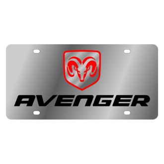 Eurosport Daytona® - MOPAR License Plate with Dodge Avenger Logo