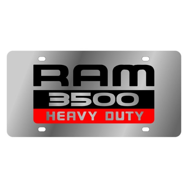 Eurosport Daytona® - MOPAR License Plate with Ram 3500 Heavy Duty Logo