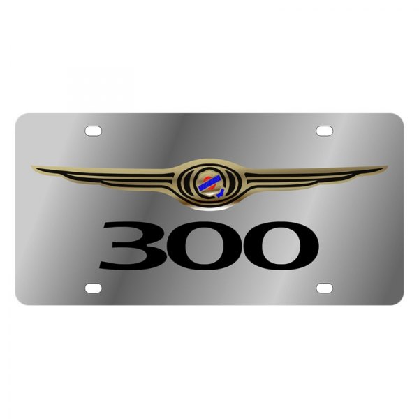 Eurosport Daytona® - MOPAR License Plate with 300 Logo and Chrysler Emblem