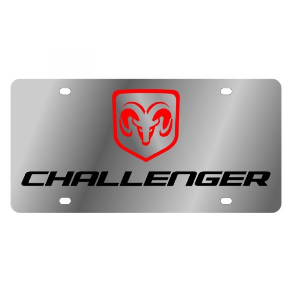Eurosport Daytona® - MOPAR License Plate with Challenger Logo and Emblem