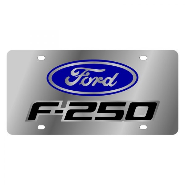 Eurosport Daytona® - Ford Motor Company License Plate with F-250 New Logo and Blue Ford Emblem