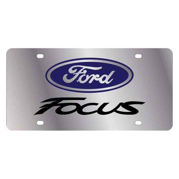 Eurosport Daytona® - Ford Motor Company License Plate with Style 2 Focus Logo and Ford Emblem