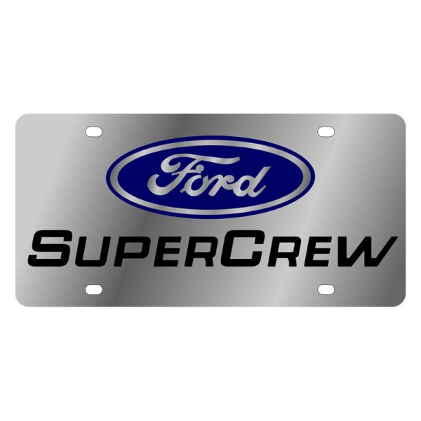 Eurosport Daytona® - Ford Motor Company License Plate with Super Crew Logo and Ford Emblem