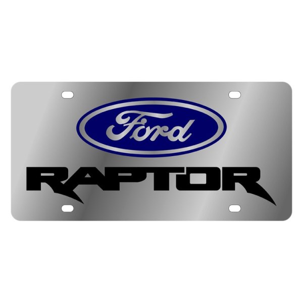 Eurosport Daytona® - Ford Motor Company License Plate with Raptor Logo and Ford Emblem
