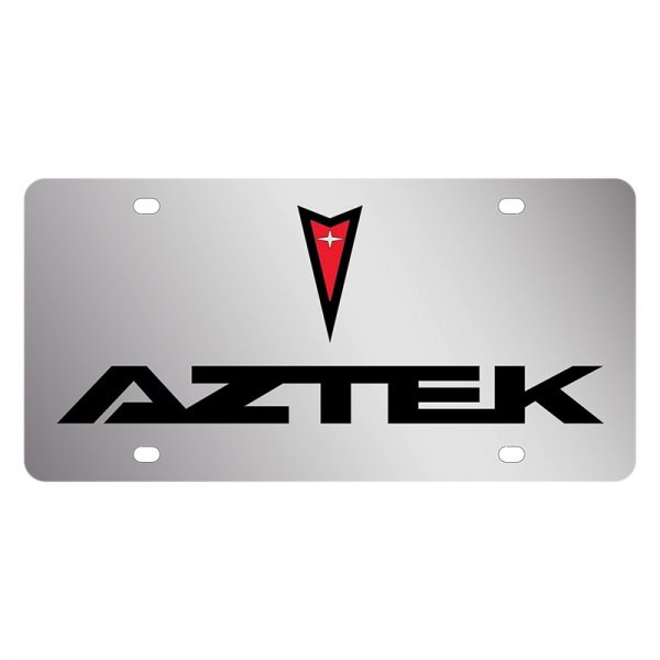 Eurosport Daytona® - GM License Plate with Aztek Logo and Pontiac Emblem