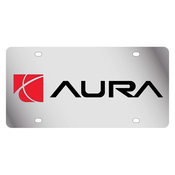 Eurosport Daytona® - GM License Plate with Aura Logo and Saturn Emblem