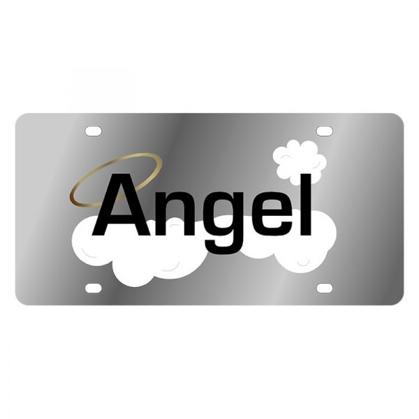 Eurosport Daytona® - LSN License Plate with Angel with Clouds and Halo Logo
