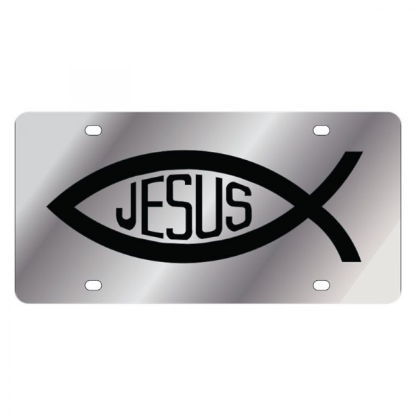 Eurosport Daytona® - LSN License Plate with Jesus Fish Logo