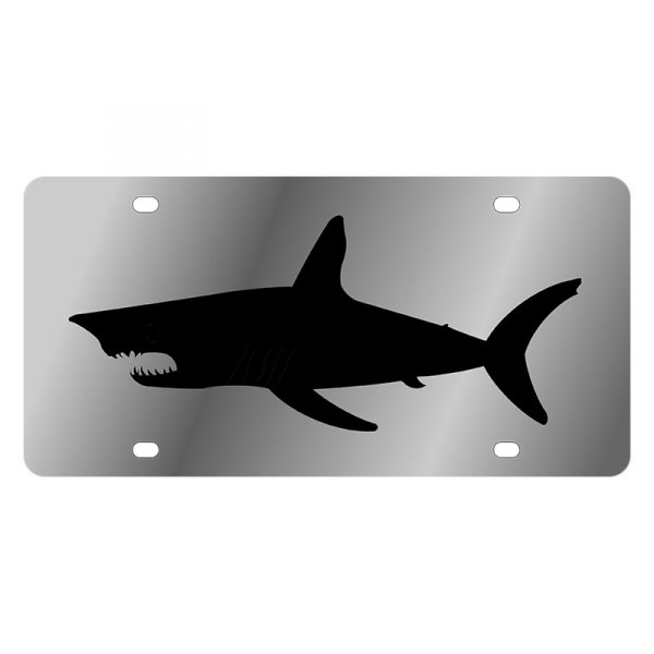 Eurosport Daytona® - LSN License Plate with Shark Silhouette Logo