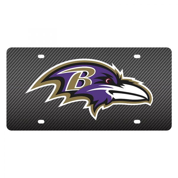 Eurosport Daytona® - License Plate with NFL Lazer Tag Baltimore Ravens
