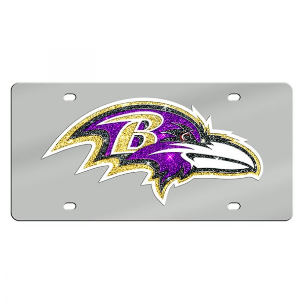 Eurosport Daytona® - License Plate with NFL Lazer Tag Baltimore Ravens