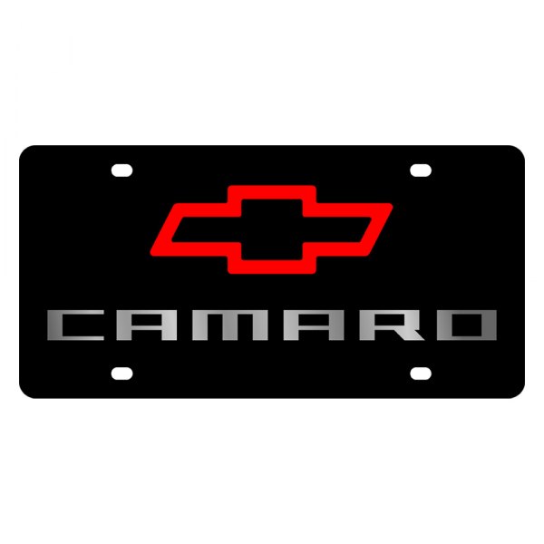 Eurosport Daytona® - GM License Plate with Camaro New Logo and Chevrolet Emblem