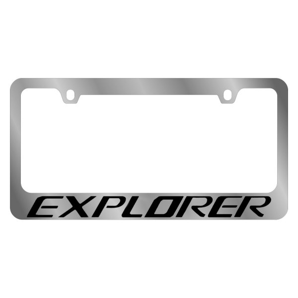 Eurosport Daytona® - Ford Motor Company 2-Hole License Plate Frame with Explorer Logo