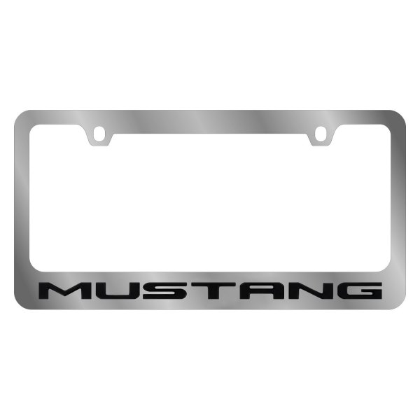 Eurosport Daytona® - Ford Motor Company 2-Hole License Plate Frame with Style 1 Mustang Logo
