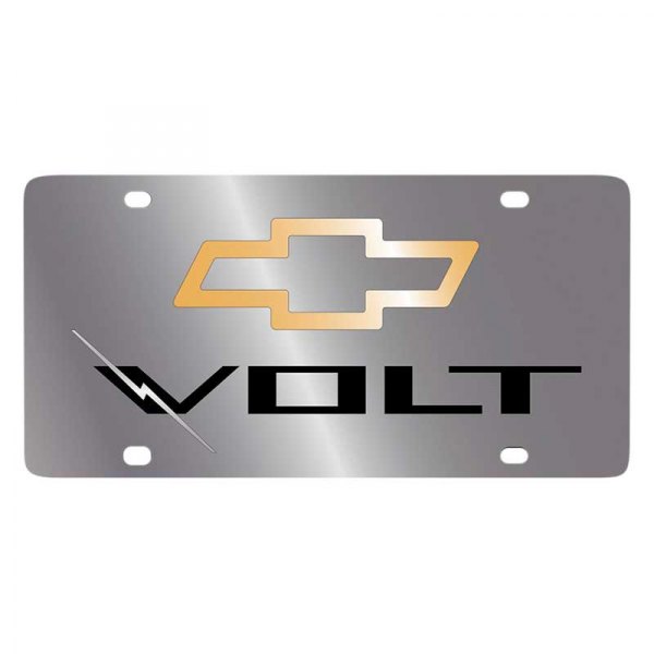 Eurosport Daytona® - GM License Plate with Volt Logo and Chevrolet Emblem