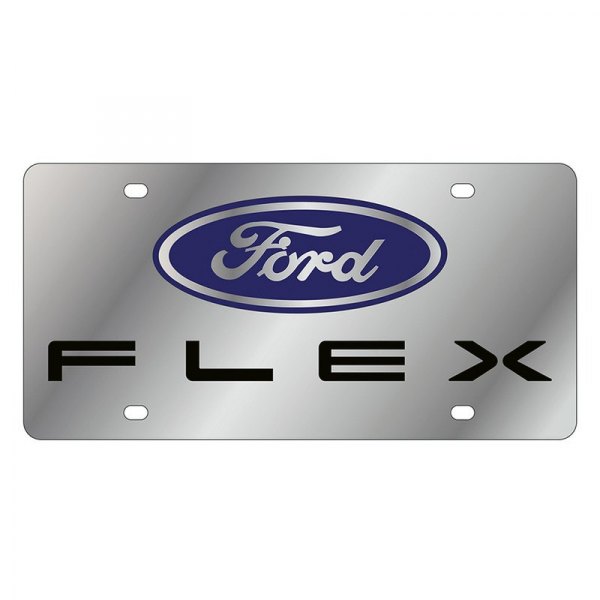 Eurosport Daytona® - Ford Motor Company License Plate with Flex New Logo and Ford Emblem