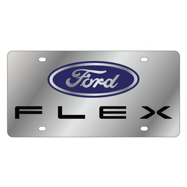Eurosport Daytona® - Ford Motor Company License Plate with Flex New Logo and Ford Emblem