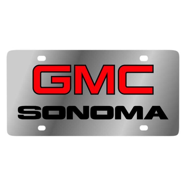 Eurosport Daytona® - GM License Plate with Sonoma Logo and GMC Emblem