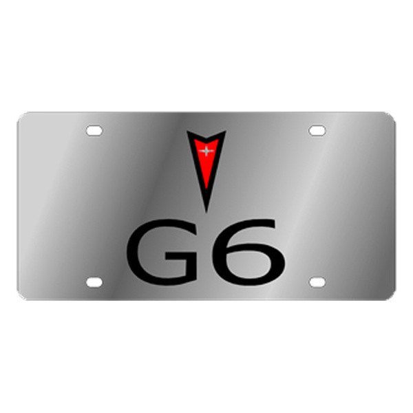 Eurosport Daytona® - GM License Plate with G6 Logo and Pontiac Emblem