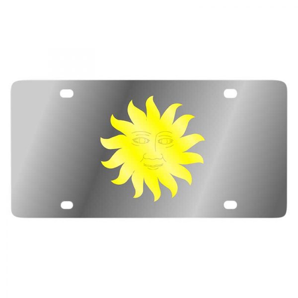 Eurosport Daytona® - LSN License Plate with Smiling Sun Logo
