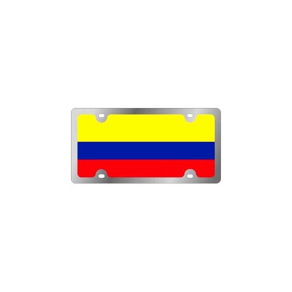 Eurosport Daytona® - Flags Style License Plate with Colombia