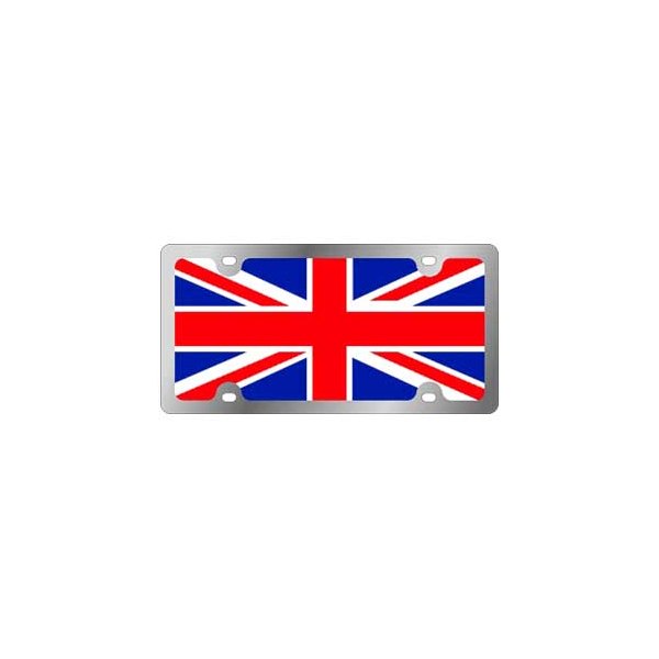 Eurosport Daytona® - Flags Style License Plate with Great Britain