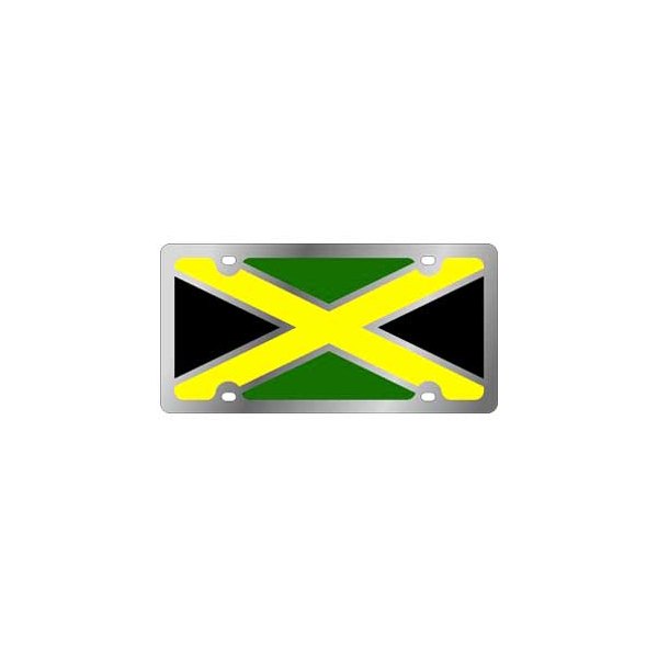 Eurosport Daytona® - Flags Style License Plate with Jamaica