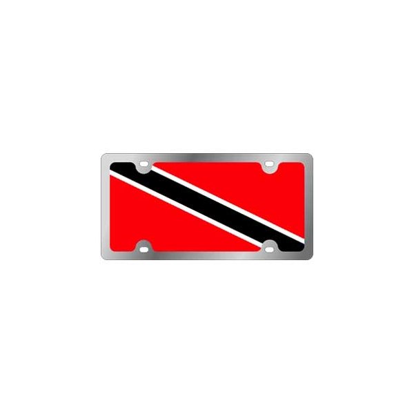 Eurosport Daytona® - Flags Style License Plate with Trinidad