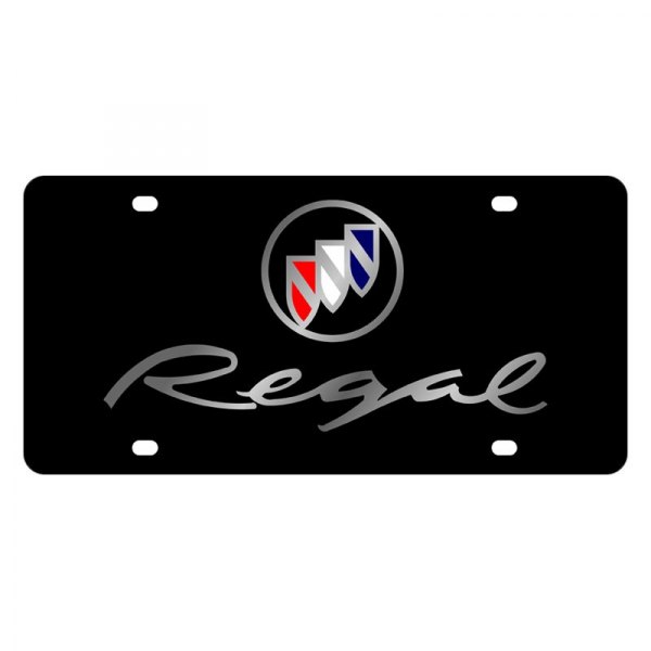 Eurosport Daytona® - GM Lazertag License Plate with Regal Logo and Buick Emblem