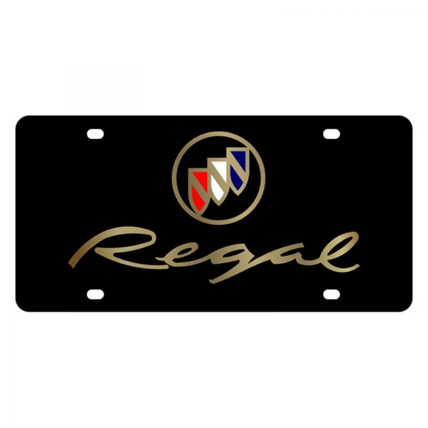 Eurosport Daytona® - GM Lazertag License Plate with Regal Logo and Buick Emblem