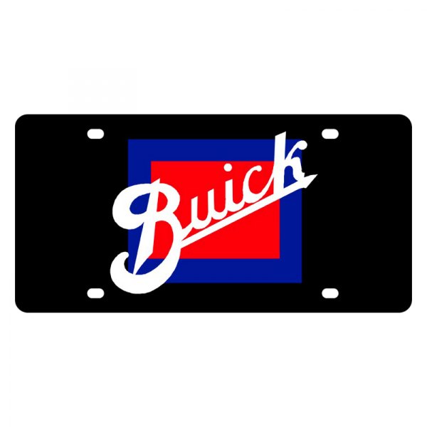 Eurosport Daytona® - GM Lazertag License Plate with Buick Retro Logo