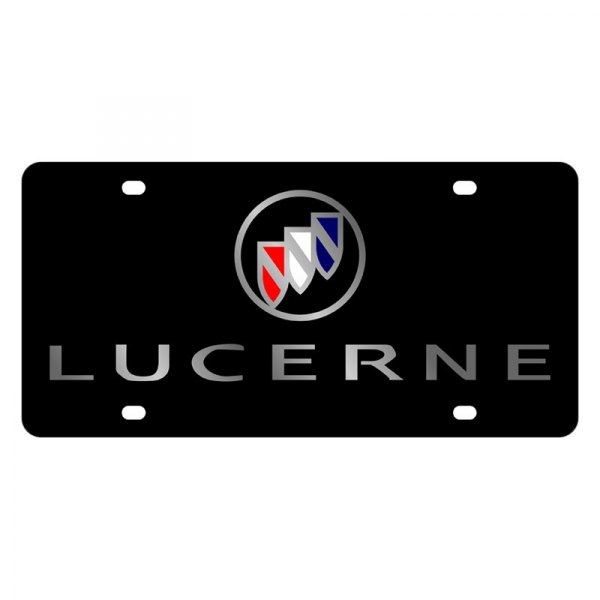 Eurosport Daytona® - GM Lazertag License Plate with Lucerne Logo and Buick Emblem