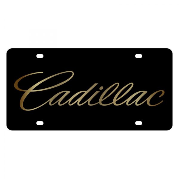 Eurosport Daytona® - GM Lazertag License Plate with Script Cadillac Logo