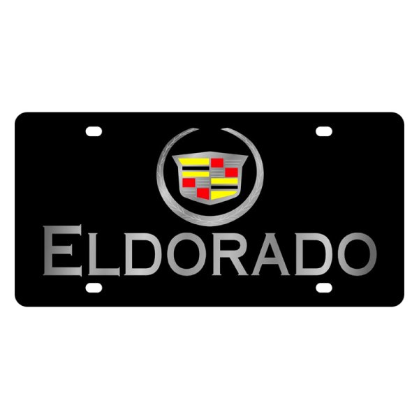 Eurosport Daytona® - GM Lazertag License Plate with Eldorado Logo and Cadillac Emblem