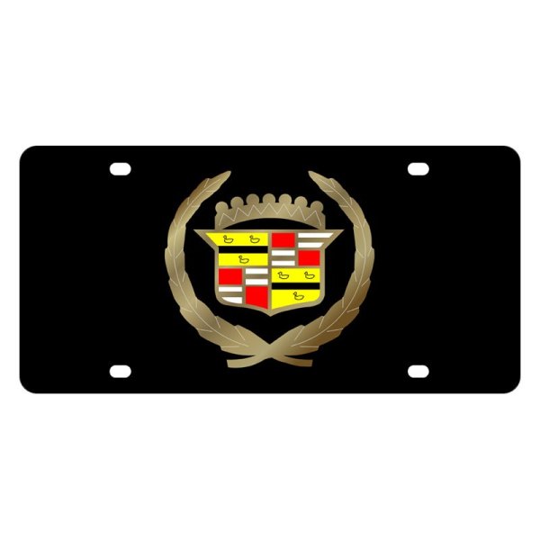 Eurosport Daytona® - GM Lazertag License Plate with Cadillac New Emblem
