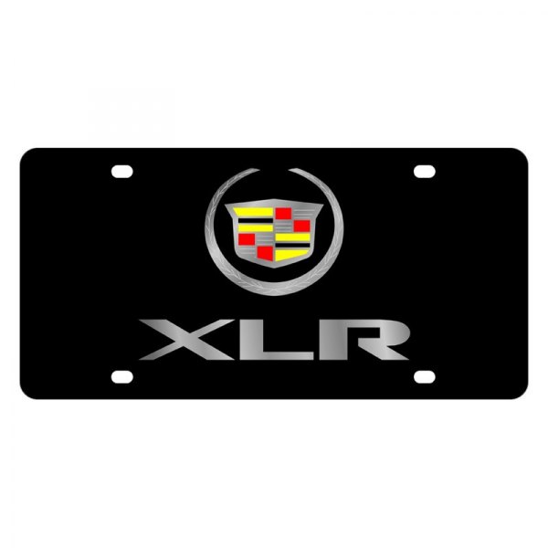 Eurosport Daytona® - GM Lazertag License Plate with XLR Logo and Cadillac Emblem