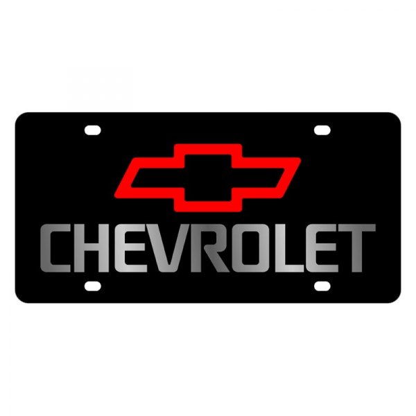 Eurosport Daytona® - GM Lazertag License Plate with Chevrolet Logo and Emblem