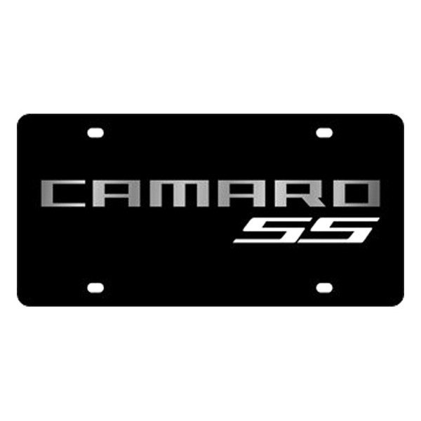 Eurosport Daytona® - GM Lazertag License Plate with Camaro SS Logo