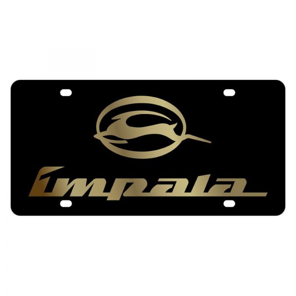 Eurosport Daytona® - GM Lazertag License Plate with Impala Logo and Emblem