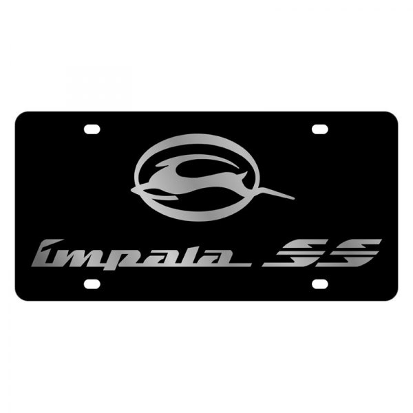 Eurosport Daytona® - GM Lazertag License Plate with Impala SS Logo and Emblem