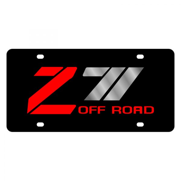 Eurosport Daytona® - GM License Plate with Style 2 Z71 Off Road Logo