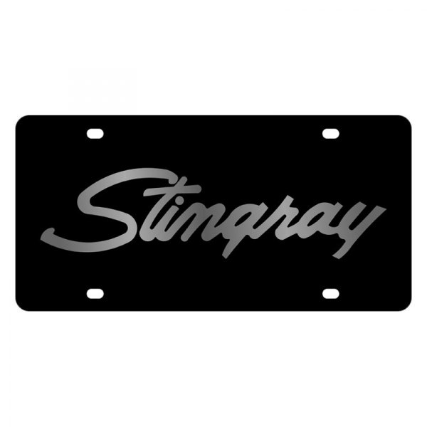 Eurosport Daytona® - GM Lazertag License Plate with Stingray Retro Logo