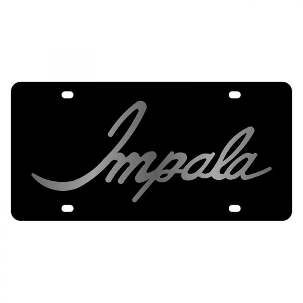 Eurosport Daytona® - GM Lazertag License Plate with Impala Logo