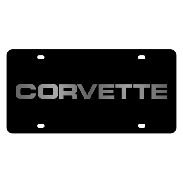 Eurosport Daytona® - GM Lazertag License Plate with Corvette C4 Logo