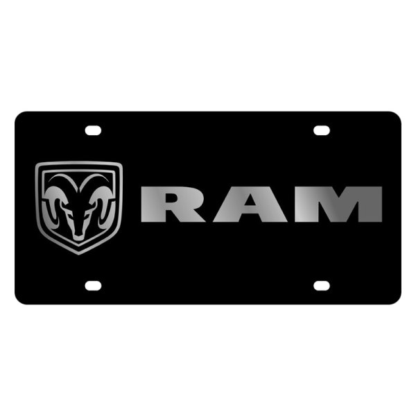 Eurosport Daytona® - MOPAR Lazertag License Plate with Style 1 RAM Logo