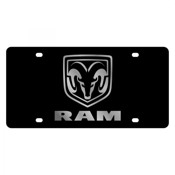 Eurosport Daytona® - MOPAR Lazertag License Plate with Style 2 RAM Logo