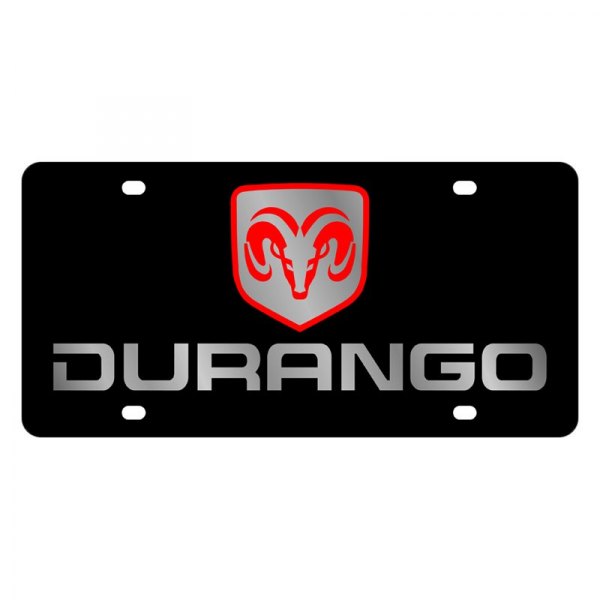 Eurosport Daytona® - MOPAR Lazertag License Plate with Durango Logo and Emblem
