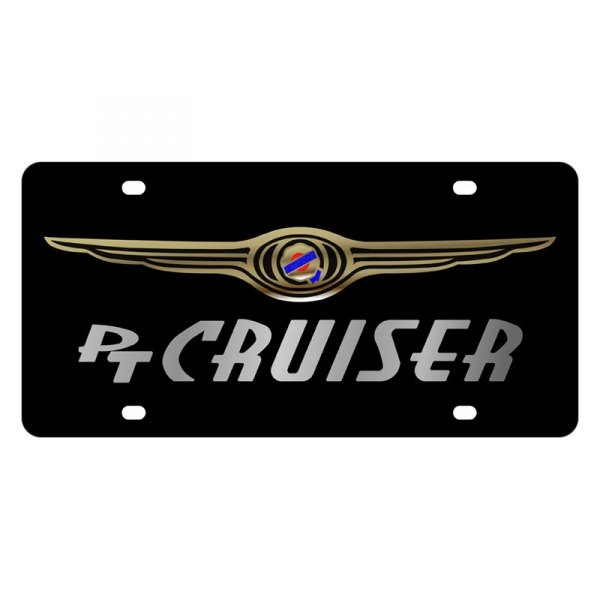 Eurosport Daytona® - MOPAR Lazertag License Plate with PT Cruiser Logo and Emblem