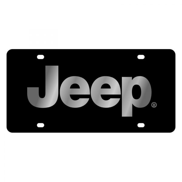 Eurosport Daytona® - MOPAR Lazertag License Plate with Jeep Logo
